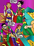 Teen Titans hard sex in grocery