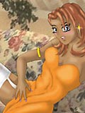 famous Long legs anime girl show pussy jetson