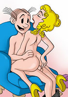 free Sex toons cartoon pics New Dagwood Bumstead And his sexy wife Blondie 