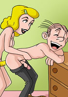 new New Dagwood Bumstead And his sexy wife Blondie comix