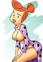 Betty getting her wet pussy railed by Fred Flintstone  shocking toons created