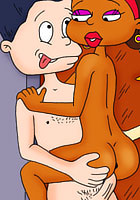 Winx Porn Adventures of Chuckie and Angelica in Paris Club sex