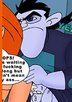 Aladdin Dr Drakken likes to splash cum on Kims face sex