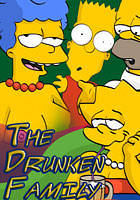 Comics toons Comix about The simpsons the drunked dirty family