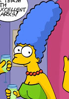 comix Comix about The simpsons the drunked dirty family adult