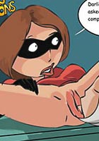 comics Mrs. Incredible offer her pussy instead of Mirage ass  exclusive