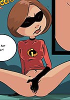 best Mrs. Incredible offer her pussy instead of Mirage ass  Comics toons