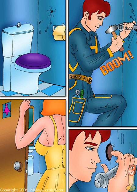 Секс Порно Аниме В Туалете