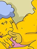 Comics Toons Comix Simpsons granny goofy sex