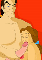 Belle fucking with gaston and sucking his cock famouse toons porn
