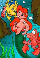 Aladdin Areil Mermaid first sex experience sex