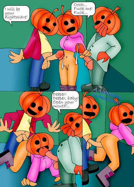 Halloween Toon Porn - Comix! Futurama and Kim Possible at Halloween