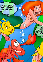 free comics Comix! Little Mermaid and Ursula famouse
