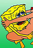 cartoon porn Sexy Sponge Bob underwater crasy orgy action