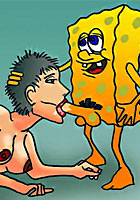Sex  Sexy Sponge Bob underwater crasy orgy heroes