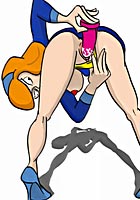 free Sex toons cartoon pics Horny Scooby doo heroes blowing huge dicks 
