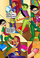 famous animated films Teen titans hot porn orgy in library 