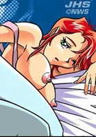 nude Very intense hard lesbian muffdiving  anime