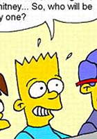 Horny Simpsons fucking at school. Porn comix
