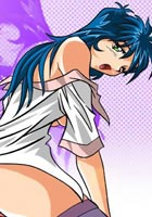 best Anime schoolgirl shows her breasts porn
