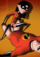 Toon party Incredibles fucking changing partners toon comics