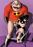 famous cartoon films Incredibles fucking changing partners