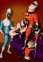 free comics Incredibles fucking changing partners famouse