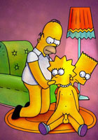 Fred Flinstone The Simpsons Porn Springfield. Bart And Lisa fucking orgy