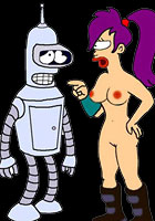famous Futurama in ardent orgy with alien toon pics