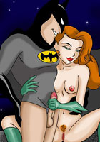 famous cartoon films Super heroes gang bang each other
