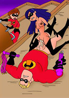 drawn Incredibles in incredible porn orgy for free