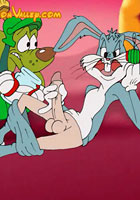 porn Bugs Bunny fastly fucking his girl action